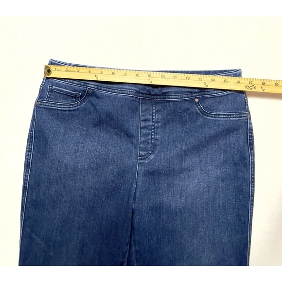 Chico’s Pull On Ankle Stretch Jeans Women’s Size 1.5 (W33) - Picture 5 of 11